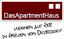 Logo DasApartmentHaus in Düsseldorf. Wohnungen für ausländische Fachkräfte und Langzeitmiete